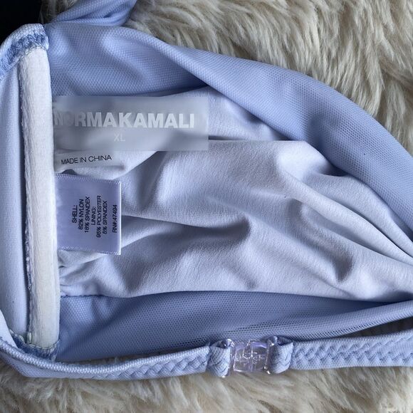 Norma Kamali Bill Ruched Bikini Top - Picture 6 of 9